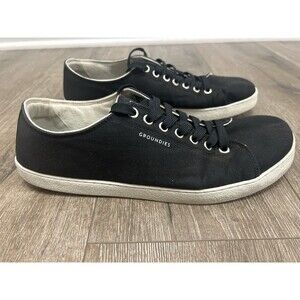 Groundies Lima Barefoot Sneakers Men’s 11 Black Minimalist Vegan